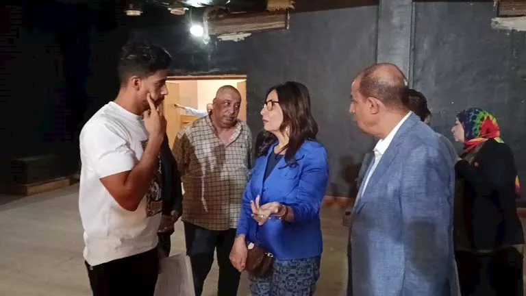 وزيرة الثقافة تستنكر تجهيز مسرح المنيا بدون مخارج الطوارئ