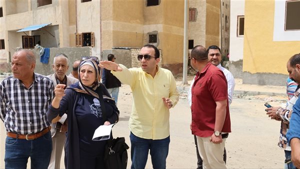 نائب محافظ الإسماعيلية يتفقد أعمال تطوير عمائر الإسكان الاقتصادي بمدينة المستقبل (صور)