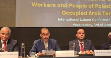 وزير العمل من جنيف: فلسطين ليست قضية العرب فقط بل قضية كل من يؤمن بالحرية والعدالة