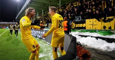 بودو جليمت يصعق الإنتر بثلاثية وسط الثلوج فى دورى أبطال أوروبا