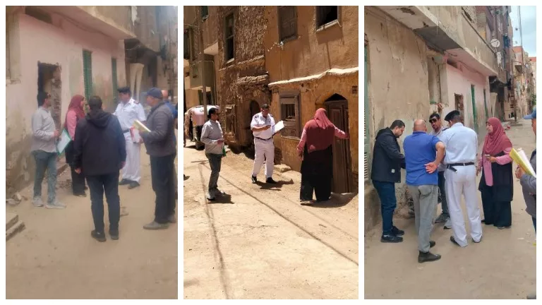 تحرك عاجل لحماية الأهالي.. إخلاء 4 منازل مهددة بالسقوط في المنوفية