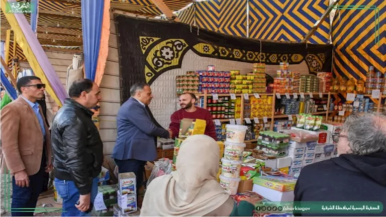 محافظ الشرقية يوجه بضخ كميات إضافية من اللحوم والسلع الأساسية