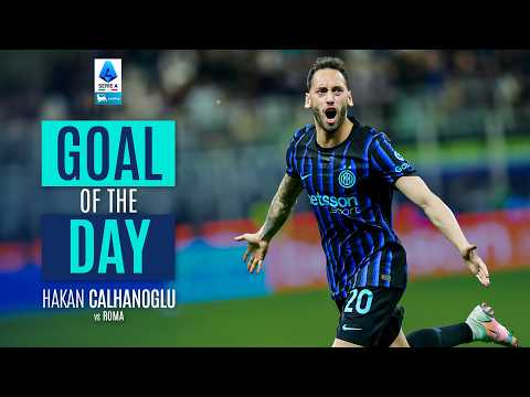 GOAL OF THE DAY | Calhanoglu's Goal in Slow Motion | Inter-Roma