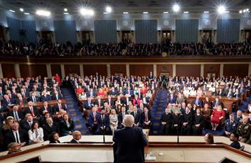 ترامب يحطم الرقم القياسي بأطول كلمة أمام الكونغرس منذ 60 عاماً