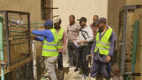 حملة مكثفة للتصدي لوصلات المياه غير القانونية