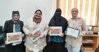 فوز 5 أساتذة بالدراسات العليا ببنى سويف بلقب سفراء البصمة الكربونية