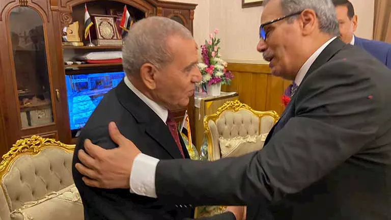 رئيس القضاء الأعلى يزور رئيس استئناف القاهرة لتهنئته