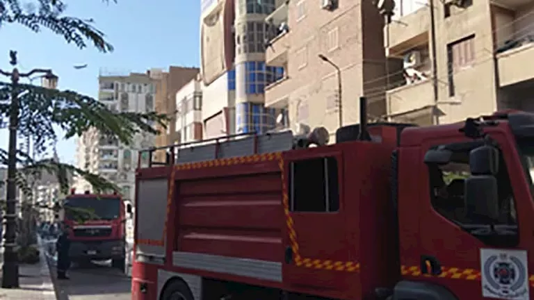 خروج جميع مصابي حريق برج معهد الاتصالات بسوهاج من المستشفى العام
