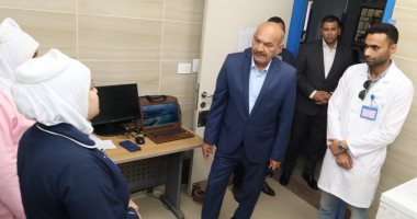 جولة لمحافظ السويس بوحدة طب أسرة جنيفة لمتابعة الخدمات الصحية