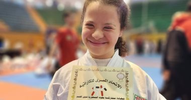 عمرها 7 سنوات.. إيمان تفوز ببطولة الشرقية للكاراتيه للمرة السابعة على التوالى