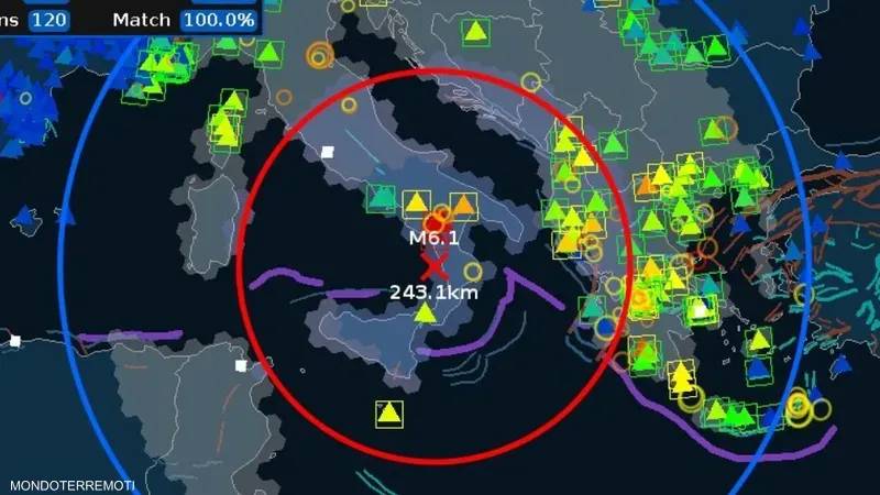 زلزال قوي يضرب قبالة سواحل جنوب إيطاليا ويهز مناطق واسعة حتى نابولي
