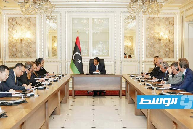 المنفي يبحث مع «مجموعة مسار برلين» سبل دفع العملية السياسية في ليبيا