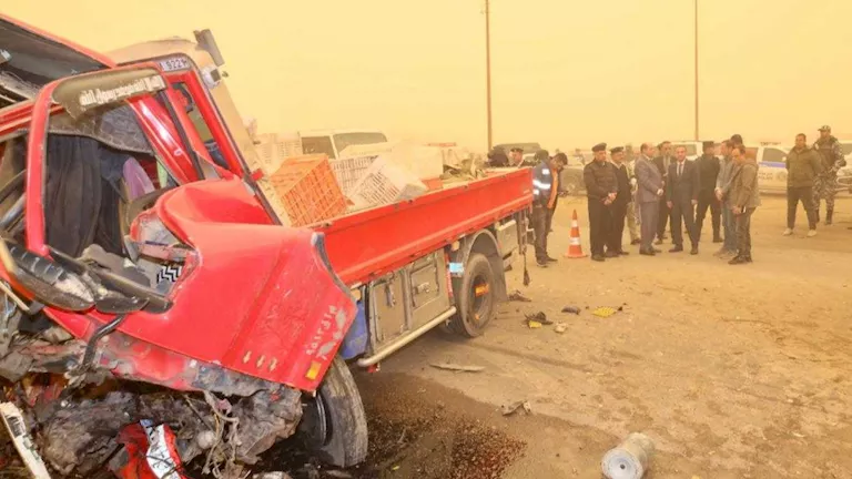 زيادة عدد ضحايا تصادم السادات إلى 9 متوفين بعد وفاة أحد المصابين متأثر