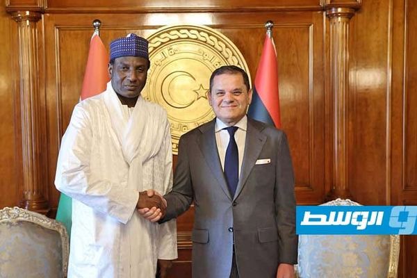 الدبيبة ورئيس وزراء النيجر يتفقان على تفعيل اللجنة العليا المشتركة بين البلدين