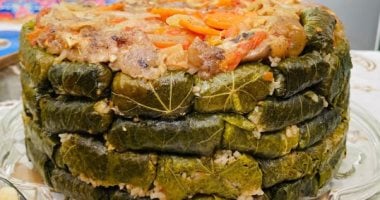 طريقة عمل طاجن ورق عنب بالكوارع فى عيد الأضحى