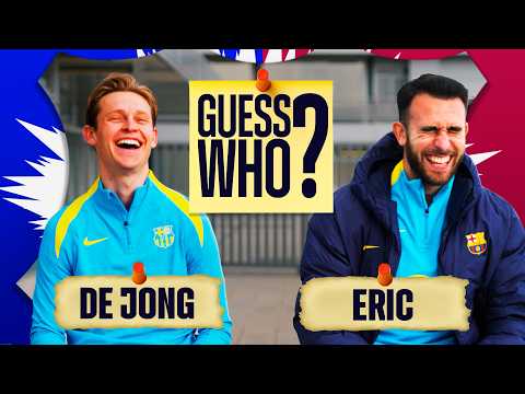 FRENKIE DE JONG & ERIC GARCIA PLAY... GUESS WHO??