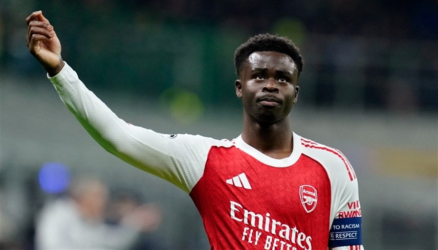 ساكا الأعلى أجراً في آرسنال لـ5 مواسم