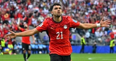 محمود صابر يسجل الهدف الأول لمنتخب مصر أمام إيران