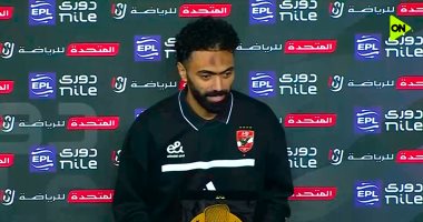 حسين الشحات أفضل لاعب في مباراة الأهلي وإنبي