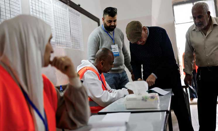 صور من انتخابات المجالس البلدية في الضفة وغزة