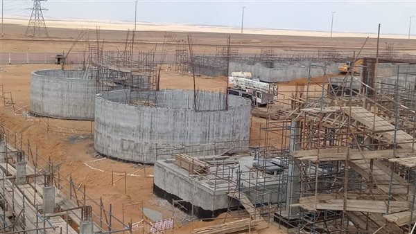 تنفيذ 55% من محطة معالجة الصرف الصناعي بـ أكتوبر الجديدة