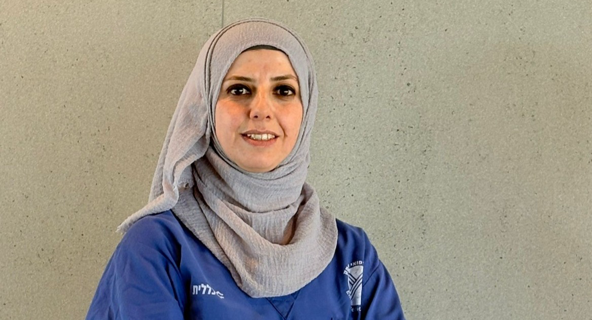 كلاليت: هديل أبو النعاج ممرضة مسؤولة في قسم الأورام (\u0639.\u0639)