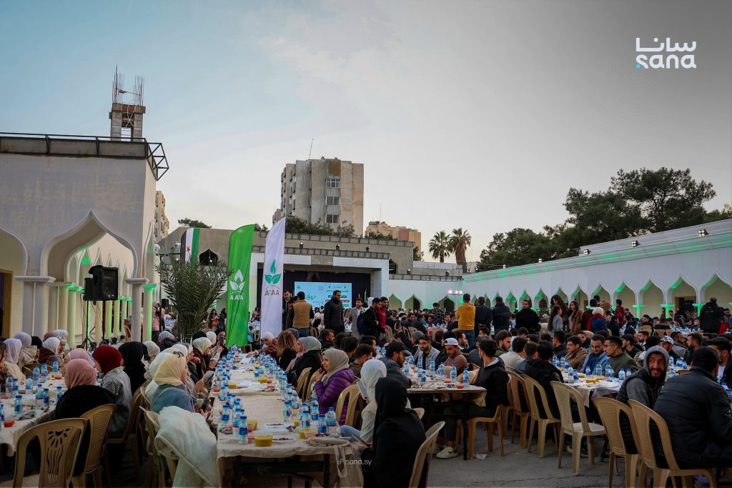 إفطار رمضاني يجمع 2200 طالب في المدينة الجامعية بدمشق