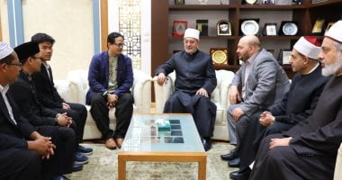 المفتى يستقبل وفد الأكاديمية الدولية لفقه الحلال بماليزيا