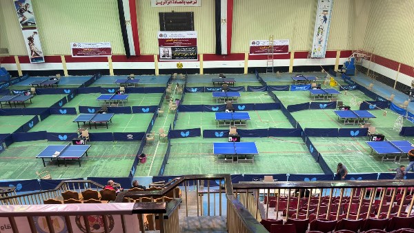 انطلاق بطولة الجمهورية لتنس الطاولة بالصالة الرياضية برأس البر