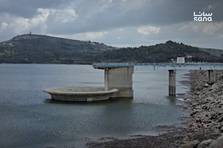 ارتفاع منسوب مياه سد مشقيتا في اللاذقية بعد الهطولات المطرية الأخيرة