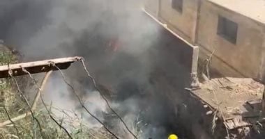 السيطرة على حريق هائل داخل مخزن خردة بطنطا