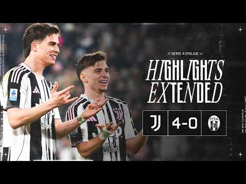 EXTENDED HIGHLIGHTS | Juventus 4-0 Pisa
