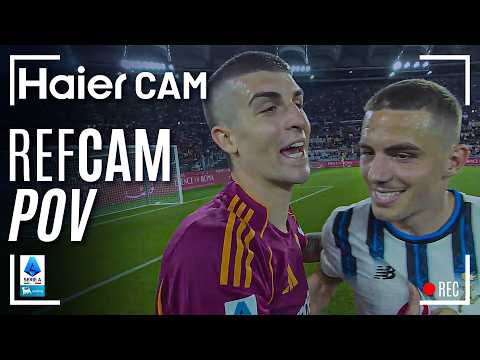HAIER CAM | REF CAM POV: You Are The Referee in Roma-Atalanta