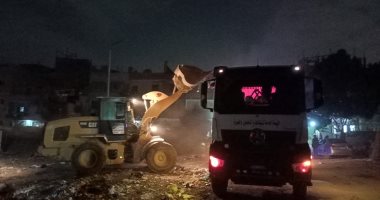 محافظة الجيزة ترفع 2200 طن مخلفات من عدة قطاعات بحى الهرم وجنوب