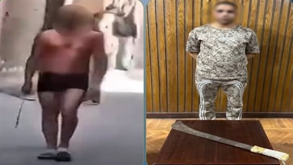 ضبط عاطل تجرد من ملابسه واعتدى بسلاح أبيض على مواطنين بالإسكندرية