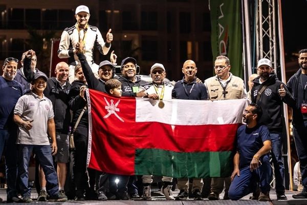 المُتسابق حمد الوهيبي يحقق المركز الأول في باها الأردن