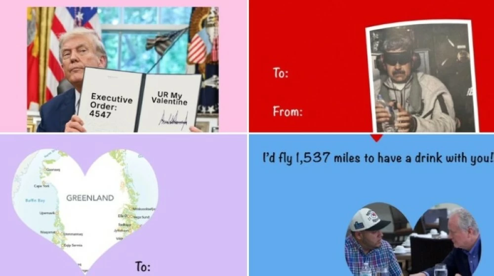 «فالنتاين البيت الأبيض».. قلوب لمادورو وغرينلاند ولسعات لبايدن