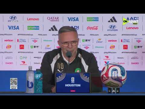 World Cup 2026 - المؤتمر الصحفي قبل مباراة المغرب وكندا من الدور الـ16 بالمونديال