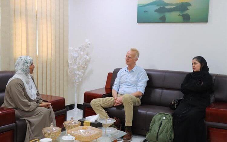 خبيرة أممية تزور الجهاز المركزي للإحصاء بالعاصمة عدن