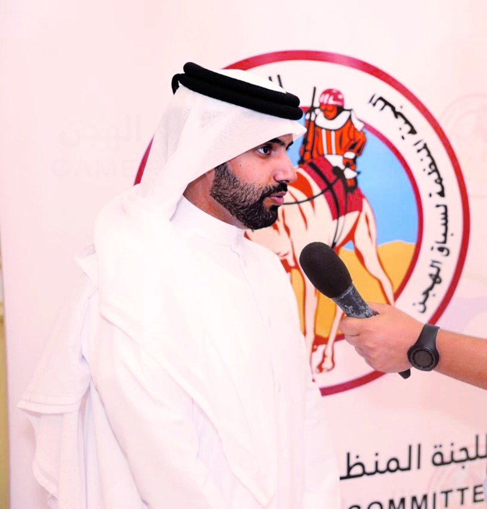 ‫ فهد المهندي: مشاركات كبيرة في المهرجان الصيفي للهجن
