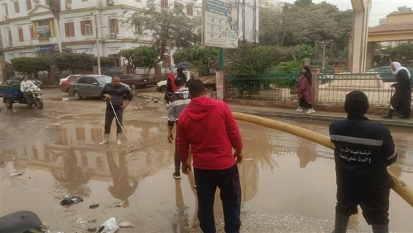 جهود مكثفة بالمنيا لمواجهة تداعيات الأمطار وموجة الطقس السيئ (صور)