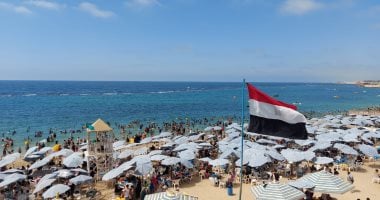 شواطئ الإسكندرية تستقبل نحو ربع مليون زائر خلال أيام عيد الأضحى المبارك