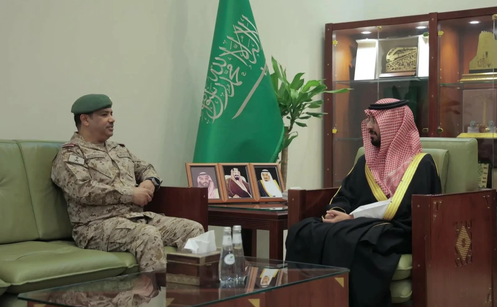 محافظ الخرج يستقبل قائد المنطقة الوسطى المعيّن حديثاً