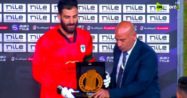 عصام ثروث أفضل لاعب في مباراة المصرى ووادى دجلة