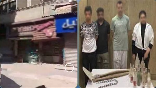 بسبب خلافات حول الميراث، القبض على طرفي مشاجرة بالزجاجات الفارغة بحلوان