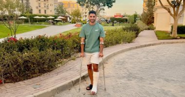 محمود الجزار يضع قدمه فى الجبس ويغيب عن البنك الأهلى بالدورى