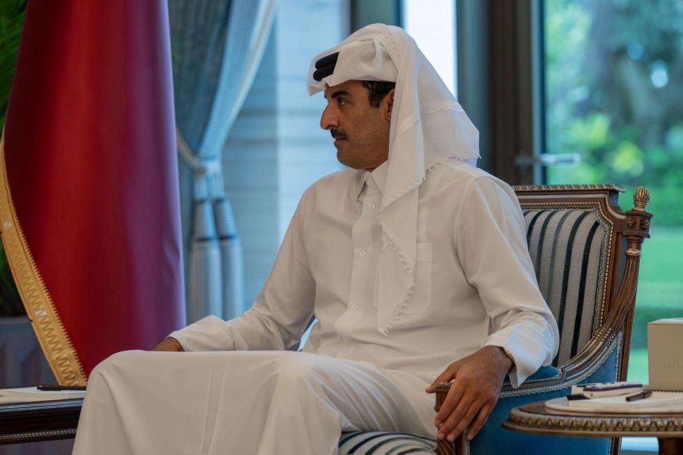 الأمير تميم يبحث مع رئيس الإمارات التنسيق المشترك لدعم أمن الإقليم