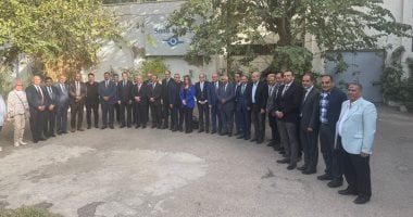 المسلماني يستقبل الشوربجي في مقر القناة الخامسة بالإسكندرية