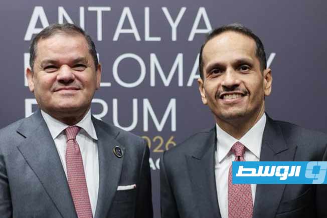 الدبيبة يبحث مع رئيس الوزراء القطري استقرار أسواق الطاقة في المنطقة