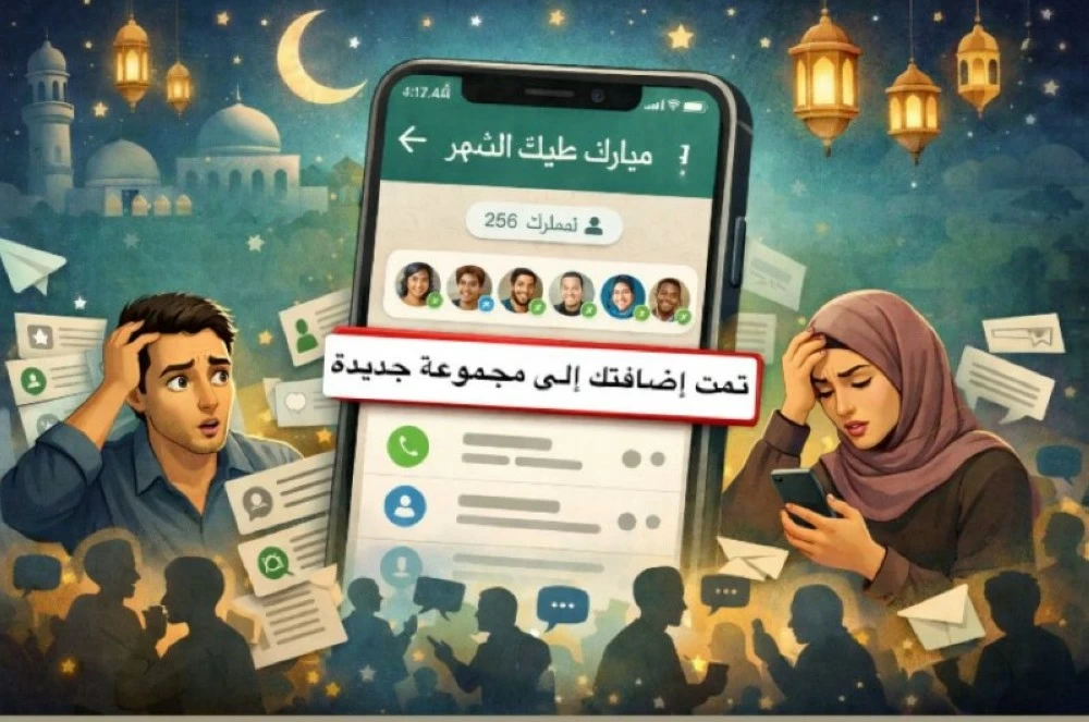 ليلة 1 رمضان.. الخطأ الموسمي الأشهر: تمت إضافتك إلى «قروب واتساب»
